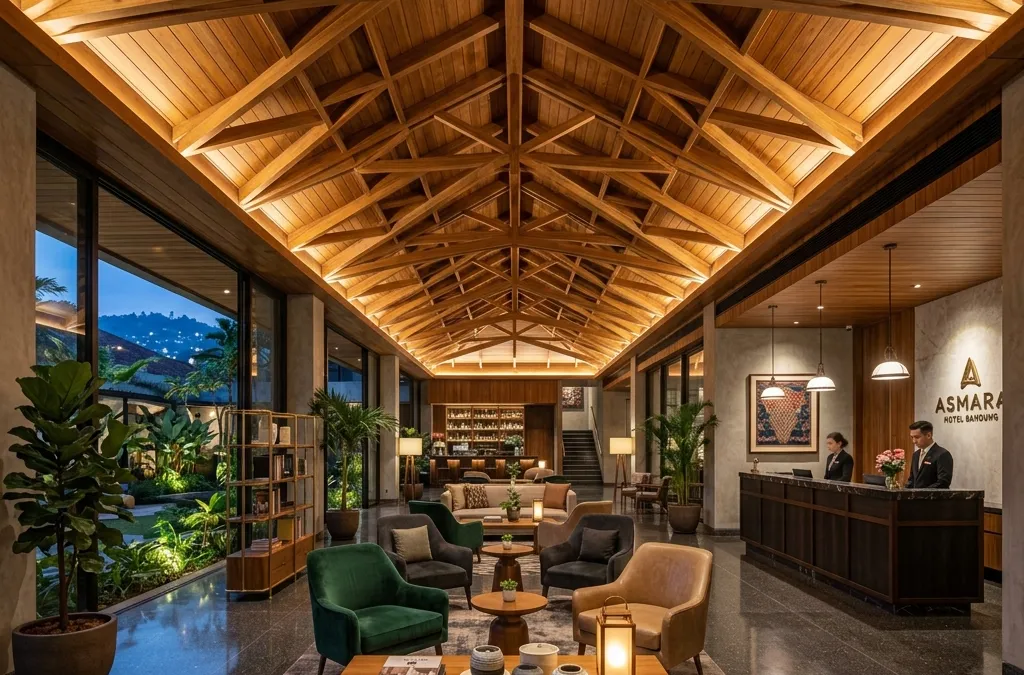 Hotel Boutique Bandung - Lobby Ceiling