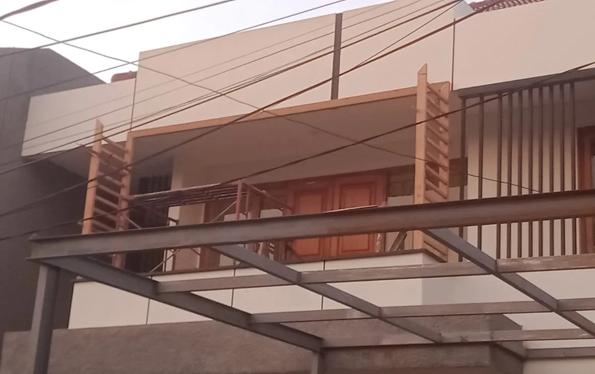 Kanopi Kayu Bengkirai Pejaten Barat Jakarta Selatan