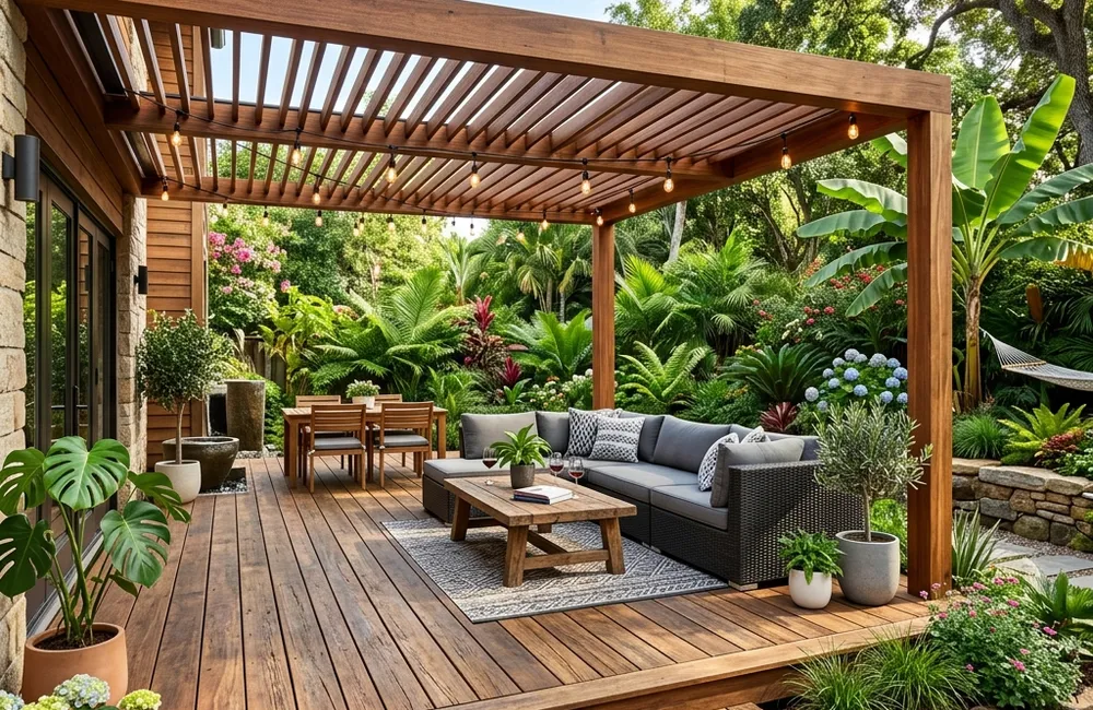 Cafe Artisan Jakarta - Decking Outdoor