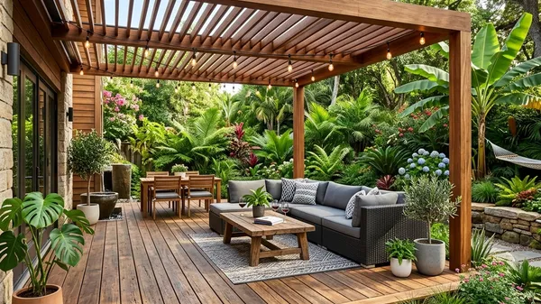 Cafe Artisan Jakarta - Decking Outdoor