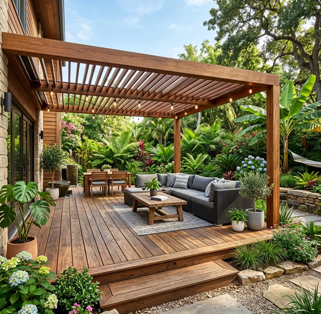 Cafe Artisan Jakarta - Decking Outdoor