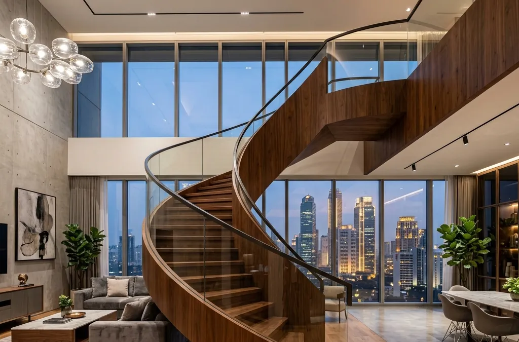 Penthouse SCBD - Spiral Staircase